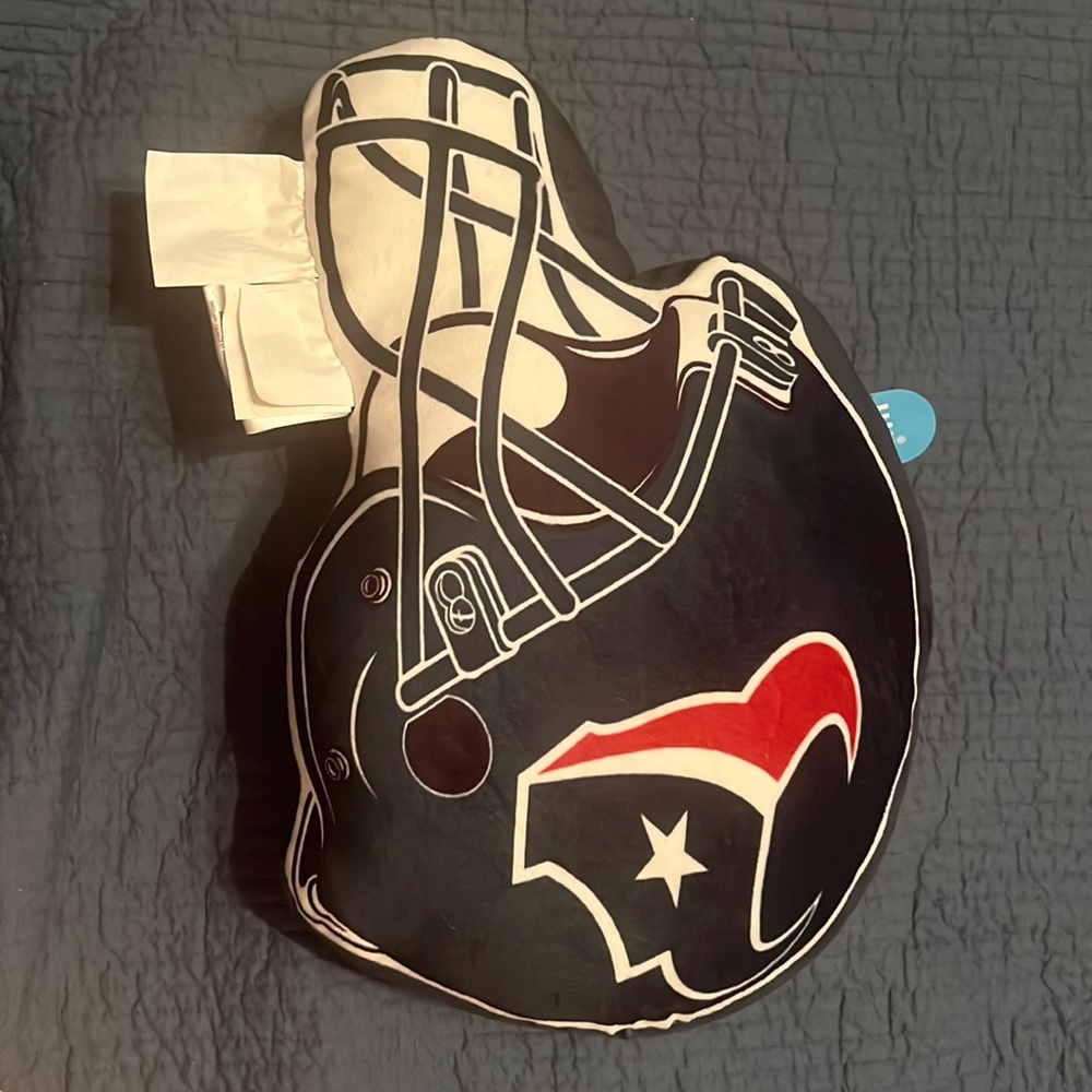 Houston Texans travel cloud pillow